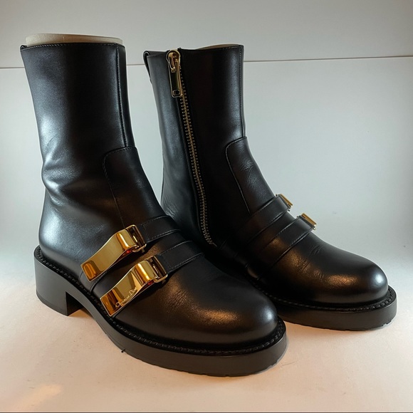 Dior Shoes - Dior D-race leather buckle boot